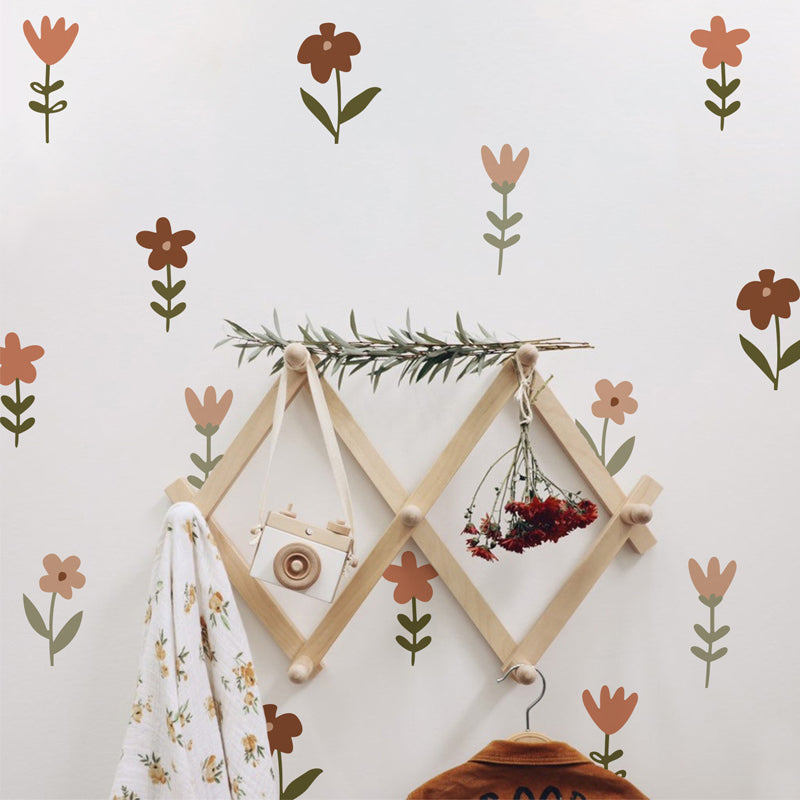 36Pcs/Set Cute Flower Wall Sticker Living Room Bedroom Decal Home Furniture Decor (No EN71 Certification) 36Pcs/Set Cute Flower Wall Sticker Living Room Bedroom Decal Home Furniture Decor (No EN71 Certification)